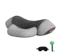 Artuvate Neck Massager, Fisiorest 3-in-1 Neck Massager Pillow, 2025 New Mysoothelab Shoulder Massagers with Heat and Traction, Ergonomic Memory Foam Pillows for Shoulder & Back Relax (Gray)