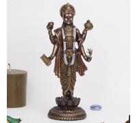 ARTVARKO Dhanavantari Reisn Idol The Physician of Gods Ayurveda Dhanvantri Dhanwantri Statue de médecine pour décoration de maison, bureau, 20,3 cm
