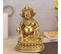 ARTVARKO Lord Kuber Maharaj Murti Travail à la main Trésor Richesse Kubera pour Dosh Nivaran Prospérité Argent Cadeau Hauteur 15,2 cm