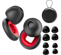Artvive Artevive-Bouchons D'oreilles Anti-Ronflement-27 Db-Artevive-En Silicone S-Pour Le Sommeil Et La Réduction Du Bruit-Rouge