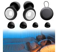 Artvive Bouchons d'oreilles anti-ronflement avec 4 paires de bouchons d'oreille pour dormir, ronflement, sommeil silencieux, réutilisables, pour protéger le bruit et le sommeil