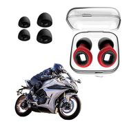 Artvive Lot de 2 paires de bouchons d'oreilles en boucle pour moto - Bouchons d'oreille pour la nuit - Protection auditive - Réduction du bruit