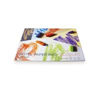 Artway Bloc de papier pastel A4 - Idéal pour les pastels doux, les pastels à l'huile, les crayons pastel, le graphite et le fusain - 48 côtés/24 feuilles de papier pastel 160 g/m² - 6 couleurs