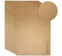 Artway - Carnet à Dessin avec Couverture Papier Kraft Souple - Papier Kraft Marron recyclé - 130 g/m² - A3 - Lot de 6