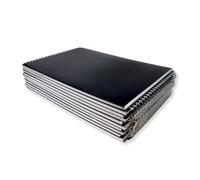 Artway Lot de 10 carnets de croquis à spirales à couverture souple - Papier cartouche A3-135 g/m² - 40 pages/80 pages