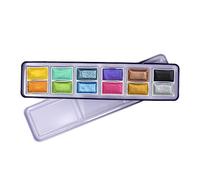 Artway Set d'aquarelle - Shimmer - 12 godets pleins