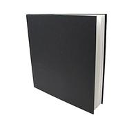 Artway Studio - Carnet de croquis carré à reliure cartonnée - 285mm - 92 côtés/46 pages de papier cartouche 170gsm - Carnet de croquis cartonné noir