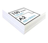 Artway Studio A2 Papier à Dessin, 170g/m², 100 Feuilles, Sans Acide