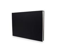 Artway Studio - Carnet de croquis A3 à reliure cartonnée - Paysage - 80 côtés/40 pages de papier cartouche 170gsm - Carnet de croquis cartonné noir