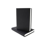 Artway Studio - Carnet de Croquis A6 à Reliure Cartonnée - Portrait - 92 Côtés/46 Pages de Papier Cartouche 170gsm - Carnet de Croquis Cartonné Noir (Lot de 2)