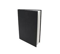 Artway Studio - Carnet de croquis relié A5 - Portrait - 92 côtés/46 pages de papier cartouche 170 g/m² - Carnet de croquis noir à couverture rigide