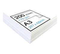 Artway Studio - Papier à cartouches A3 pour le dessin - Idéal pour les applications d'art à sec - 170gsm - A3 (200 feuilles)