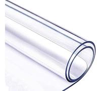Artwelt Nappe de Protection de Table Transparente 2.0mm Film Doux en Cristal Clair Lavable Étanche du Film de Table Toile Cirée Rectangulaire |Qualité Supérieure Made in Germany| (210cm X 80cm)