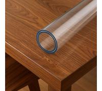 Artwelt Nappe Film de Table Transparent 2.0mm Polyvinylchloride Imperméable et Lavable Taille Souhaitée Film de Protection de Table Anti-Graisse (270cm X 120cm)
