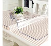 Artwelt Nappe Film de Table Transparent Polyvinylchloride 2,0 mm pour d'extérieur Jardin et Intérieur Imperméable et Lavable Taille Souhaitée Film de Protection de Table (55cm X 55cm)
