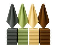 Artwelt Torchons Microfibres Nettoyage - Chiffons Absorbants Non Pelucheux et Lavables - Lingettes Cuisine Verre Maison - 30×30 cm - Lot de 12