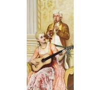 ARTXLXXBN Célèbre Affiches Imprimées Portrait Tableaux la répétition par Edmund Blair Leighton Art Mural Classique Pour les Décorations pour la Maison 60x90cm