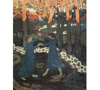 ARTXLXXBN Célèbre Affiches Imprimées Portrait Tableaux Le combat de Jacob et l'ange de Maurice Denis Art Mural Classique Pour les Décorations pour la Maison 60x90cm