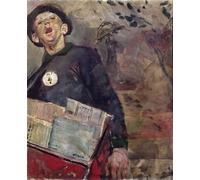 ARTXLXXBN Célèbre Affiches Imprimées Portrait Tableaux le Journalier de Christian Krohg Art Mural Classique Pour les Décorations pour la Maison 60x90cm