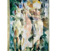 ARTXLXXBN Célèbre Affiches Imprimées Portrait Tableaux les Trois Grâces les Trois Grâces de Robert Delaunay Art Mural Classique Pour les Décorations pour la Maison 60x90cm