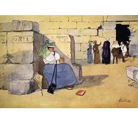 ARTXLXXBN Célèbre Affiches Imprimées Portrait Tableaux Marre du côté lumineux de l'Égypte par Lance Thackeray Art Mural Classique Pour les Décorations pour la Maison 60x90cm