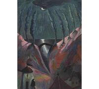 ARTXLXXBN Célèbre Affiches Imprimées Portrait Tableaux Nuit Fantastique de Marianne Werefkin Von Art Mural Classique Pour les Décorations pour la Maison 60x90cm