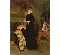 ARTXLXXBN Célèbre Affiches Imprimées Portrait Tableaux Portrait de Mlle Rohan par Alfred Emile Stevens Art Mural Classique Pour les Décorations pour la Maison 60x90cm