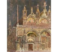ARTXLXXBN Célèbre Affiches Imprimées Portrait Tableaux San Marco Venise de Walter Richard Sickert Art Mural Classique Pour les Décorations pour la Maison 60x90cm