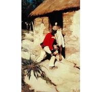 ARTXLXXBN Célèbre Affiches Imprimées Portrait Tableaux Si je te rattrape ici, tu auras besoin de quelqu'un pour te recoudre par Howard Pyle Pour les Décorations pour la Maison 60x90cm