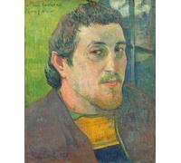 ARTXLXXBN Célèbre Art Mural Toile Impression Toile Autoportrait dédié à la carrière de Paul Gauguin Images Abstraites Pour la Décoration du Salon 60x90cm