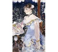 ARTXLXXBN Célèbre Art Mural Toile Impression Toile Café concert Chanteur d'Edouard Manet Images Abstraites Pour la Décoration du Salon 60x90cm