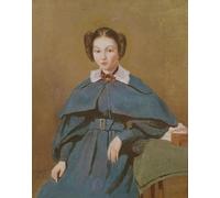ARTXLXXBN Célèbre Art Mural Toile Impression Toile Portrait de Madame Baudot la nièce de l'artiste par Jean Baptiste Camille Corot Images Abstraites Pour la Décoration du Salon 60x90cm