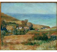 ARTXLXXBN Célèbre Art Mural Toile Impression Toile Vue des environs de Wargemont en Normandie par Pierre Auguste Renoir Images Abstraites Pour la Décoration du Salon 60x90cm