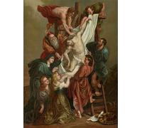 ARTXLXXBN Célèbre Imprimer Affiche Toile Photos D'Art Déposition de croix de Peter Paul Rubens Tableaux Posters Pour la Décoration de Bureau 60x90cm