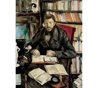 ARTXLXXBN Célèbre Imprimer Affiche Toile Photos D'Art Gustave Geffroy par Paul Cézanne Tableaux Posters Pour la Décoration de Bureau 60x90cm