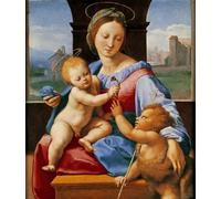 ARTXLXXBN Célèbre Imprimer Affiche Toile Photos D'Art la Dame Aldobrandini ou la Dame Garvagh de Raffaello Sanzio Raphael Tableaux Posters Pour la Décoration de Bureau 60x90cm