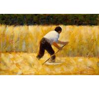 ARTXLXXBN Célèbre Imprimer Affiche Toile Photos D'Art la Faucheuse de Georges Seurat Tableaux Posters Pour la Décoration de Bureau 60x90cm