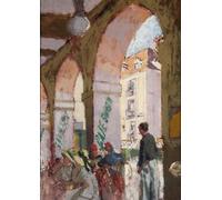 ARTXLXXBN Célèbre Imprimer Affiche Toile Photos D'Art le Café Suisse de Walter Richard Sickert Tableaux Posters Pour la Décoration de Bureau 60x90cm