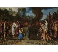 ARTXLXXBN Célèbre Imprimer Affiche Toile Photos D'Art Meisterdrucke de Pieter Lastman Tableaux Posters Pour la Décoration de Bureau 60x90cm