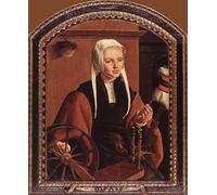 ARTXLXXBN Célèbre Imprimer Affiche Toile Photos D'Art Portrait d'Anna Codde Maerten Van Heemskerck Tableaux Posters Pour la Décoration de Bureau 60x90cm