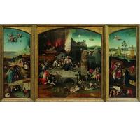 ARTXLXXBN Célèbre Peinture D'Art Murale Wall Art Peintures Adoration des Mages par Hieronymus Boske Impression Peinture Huile Pour la Décoration Murale 60x90cm
