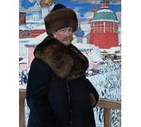ARTXLXXBN Célèbre Peinture D'Art Murale Wall Art Peintures Autoportrait de Boris Mikhailovich Kustodiev Impression Peinture Huile Pour la Décoration Murale 60x90cm