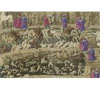 ARTXLXXBN Célèbre Peinture D'Art Murale Wall Art Peintures Canto Xviii Part of the Th Circle of Hell de Sandro Botticelli Impression Peinture Huile Pour la Décoration Murale 60x90cm
