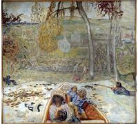 ARTXLXXBN Célèbre Peinture D'Art Murale Wall Art Peintures dans une barque de Pierre Bonnard Impression Peinture Huile Pour la Décoration Murale 60x90cm