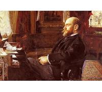 ARTXLXXBN Célèbre Peinture D'Art Murale Wall Art Peintures Ernest Cassel par Anders Leonard Zorn Impression Peinture Huile Pour la Décoration Murale 60x90cm