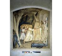 ARTXLXXBN Célèbre Peinture D'Art Murale Wall Art Peintures La Descente dans les membres Fresque de Fra Angelico Impression Peinture Huile Pour la Décoration Murale 60x90cm
