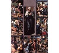ARTXLXXBN Célèbre Peinture D'Art Murale Wall Art Peintures les Sept Douleurs de la Vierge Albrecht Durer Impression Peinture Huile Pour la Décoration Murale 60x90cm