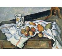 ARTXLXXBN Célèbre Peinture D'Art Murale Wall Art Peintures Nature mortepêches etpoires de Paul Cézanne Impression Peinture Huile Pour la Décoration Murale 60x90cm