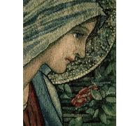 ARTXLXXBN Célèbre Tableaux Sur Toile Moderne Mur Art le détail du visage des vierges de l'Adoration des mages d'Edward Burne Jones Pour la Décoration de la Chambre à Coucher 60x90cm