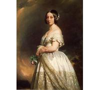 ARTXLXXBN De Célèbres Tableaux Affiches Imprimées Portrait Tableaux Albert avec la famille du roi Louis Philippe par Xavierese Winterhalter Pour les Décorations pour la Maison 60x90cm